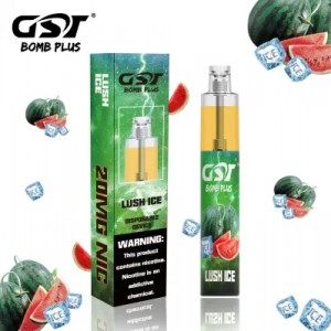 Veleprodajna elektronska cigareta Vape za enkratno uporabo Gst Bomb Plus s 2500 vpihi