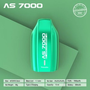 ٿوڪ I Vape Vaporizer Vape Pen Disposable Pod E Vapes اليڪٽرانڪ سگريٽ Asterbar 7000 پف
