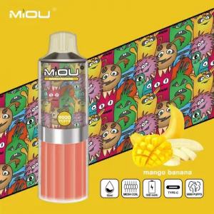 Cigarro electrónico Miou Vape Juice 9000 Puffs de gran sabor 5% Nico Salt Miou Vape