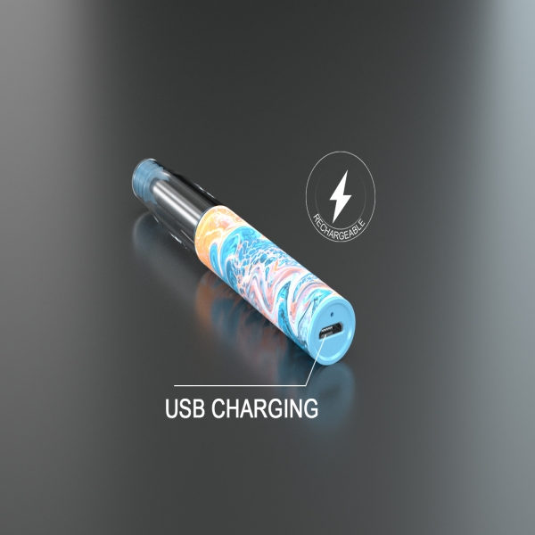 Viva Disposable THC/CBD 2ml USB Charging Vape Pen Wêneyê Taybetmendî