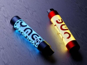 Yme Lit 1600 pufuri țigară electronică Flash LED Light Pod Vape de unică folosință