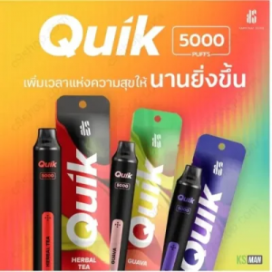 Vaporisateur de cigarette électronique à usage unique Quik 5000 Puffs Vape
