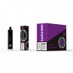 Cigarret electrònic Zooy Apex 5000 puffs Vape Pod d'un sol ús amb bateria recarregable de 600 mAh