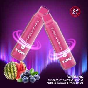 Veľkoobchodná elektronická cigareta Vome Vigor 2500 šlukov Fruit Taste Lighting