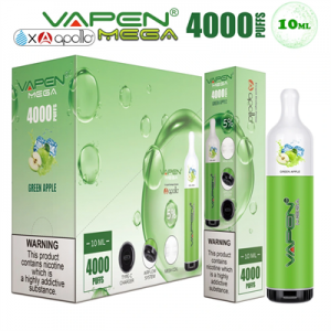 Autentyczny akumulator Vapen Mega 600 mAh 4000 zaciągnięć Jednorazowy e-papieros