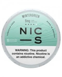NIC-S WINTERGREEN 3MG nikotino maišeliai