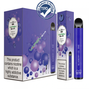 EU Wholesale Tpd Rokok Elektronik Pakai Bar Vapen 650 Puffs 2% Nic Vape Pen