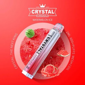 Ntuj Crystal Bar 600puffs Disposable Electronic Vape Teeb yim tsim