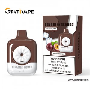 High Quality Disposable Vape Best 6000 Puff 12ml 5% Nicotine Vape