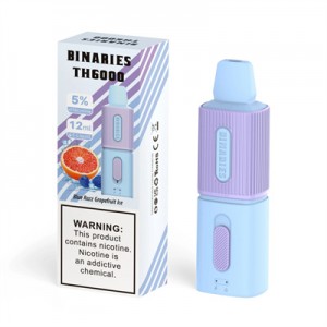 Binaries 30 Flavor Selections Kertakäyttöiset höyrystyslaitteet 6000 Puffs Tukku e-savuke