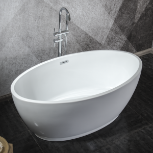 hot sale high gloss finish acrylic freestanding bath tub
