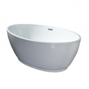 hot sale high gloss finish acrylic freestanding bath tub