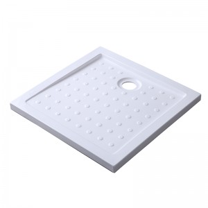 OEM/ODM Supplier Shower Tray With Seat - White pure acrylic square shower tray shower tub, suitable for top hotels – Belle
