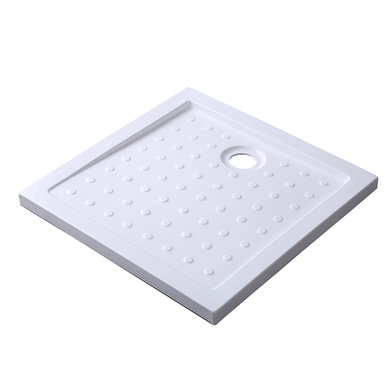 White pure acrylic square shower tray shower tub, suitable for top hotels Featured Image