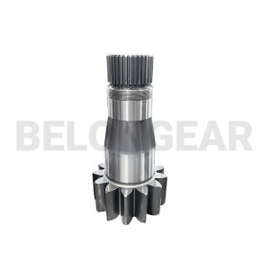 spur gear shaft for construction machinery