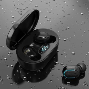 B-E7s TWS Bluetooth 5.0 Earphone True Wireless Earbuds Noise Canceling LED Display Headset Stereo Earbuds SAMPEL GRATIS