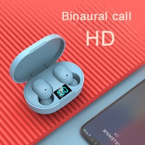 B-E6S TWS Bluetooth 5.0 Fones de ouvido estéreo verdadeiros fones de ouvido sem fio no ouvido com cancelamento de ruído fones de ouvido esportivos fone de ouvido para celular