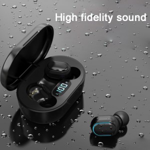 Слушалки B-E7s TWS Bluetooth 5.0 Вистински безжични слушалки за поништување шум со LED дисплеј Слушалки стерео слушалки БЕСПЛАТНИ ПРИМЕРОЦИ
