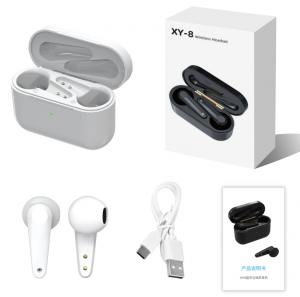 F-XY-VIII Wireless Sports Headphones tws IMPERVIUS Headphones Bluetooth 5.1 Tactus Stereo Sound Earplugss