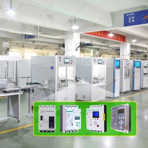 Automated production line for measuring switches