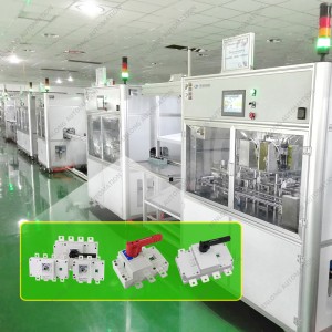 Flexible Production Line for Automated Assembly and Testing of Isolating Switches