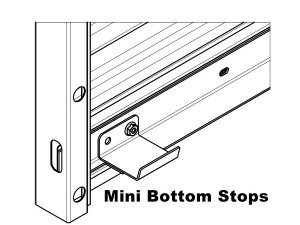 Mini Head Stops & Bottom Stops for Self Storage Roll Up Doors