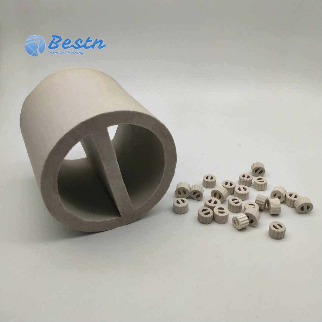 Keramik Filter Media Zoufall Verpakung Keramik Lessing Ring fir RTO Planzen