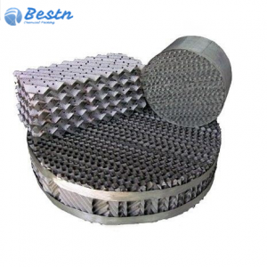 250Y 350Y 500Y Metal Corrugated Structured Support Packing For Absorber Tower