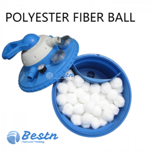 Polyester Fiber Ball Filter Media Foar Water Treatment