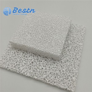 Alumina Ceramic Foam Sefa yeMolten aluminium alloy filtration