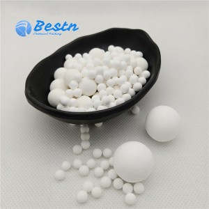 Hoge zuiverheid inerte aluminiumoxide keramische bal en verpakkingsballen