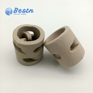 Embalagem de torre de anel de cerâmica com resistência ao calor