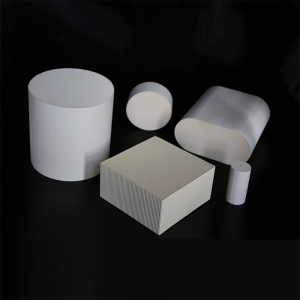 Substrate Catalyst Ceramic Honeycomb airson carbad / baidhsagal-motair