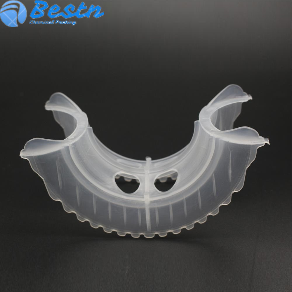 38mm 50mm 76mm Plastic Super Intalox Saddle Ring for Petroleum Industry Featured Image