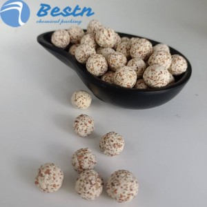 Filter Media Bacteria House Ceramic Ring Bio Culture Balls Red Sand Hollow Quartz Balls for Water Purification