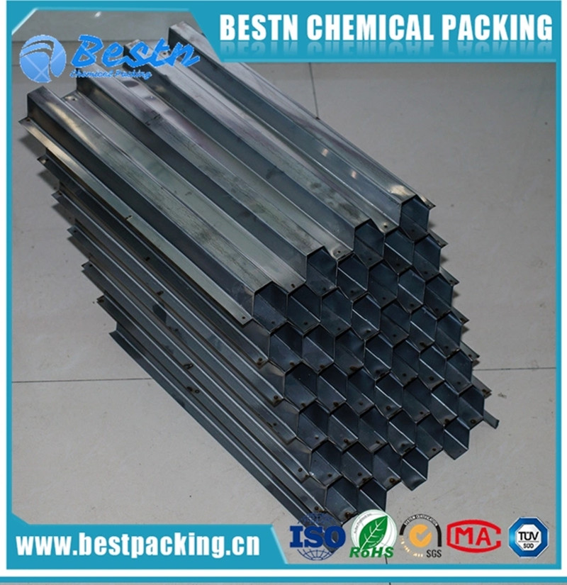 Stainless Steel Lamella Clarifier Media SS316L SS304 Honeycomb Tube Settler 50mm 80mm for Wastewater Treatment