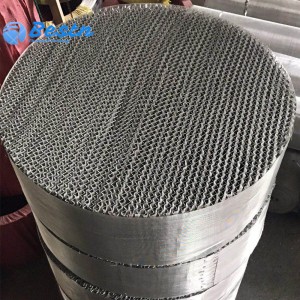 250Y 350Y 500Y Metal Corrugated Structured Support Packing Para sa Absorber Tower