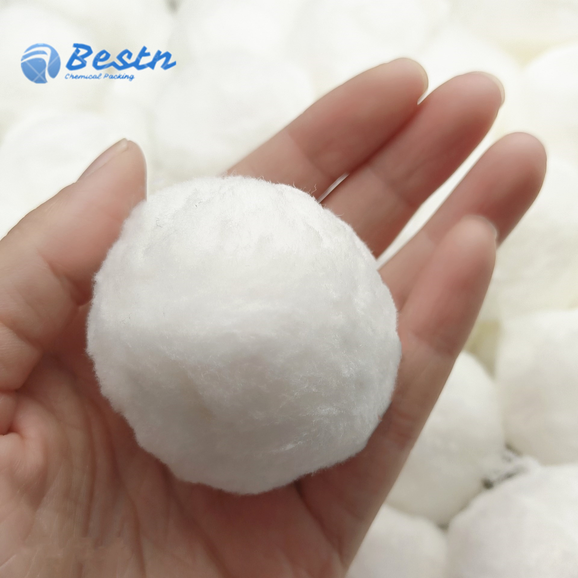 Sand Replace Swimming Pool Polyester Filter Fiber Balls 30mm-50mm for Water Treatment