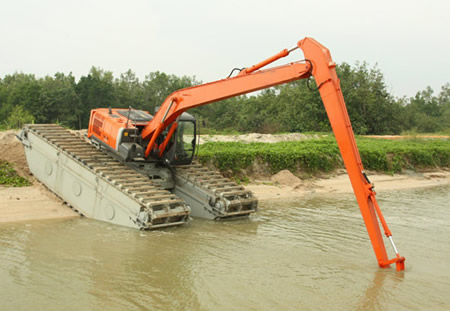Amphibious Excavator Swamp Buggy