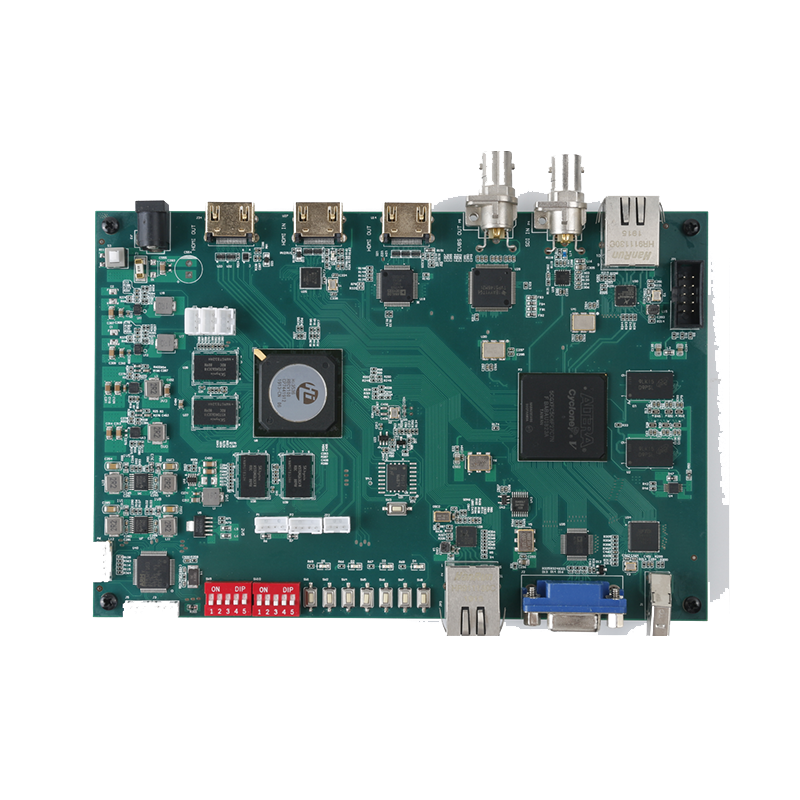 Placa de desenvolvemento de vídeo Hisilicon Hi3536 + Altera FPGA Entrada HDMI Código 4K H.264/265 Puerto de rede Gigabit Imaxe destacada