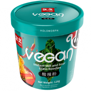 Vegan Meat Instant Hot and Sour Glass Noodles