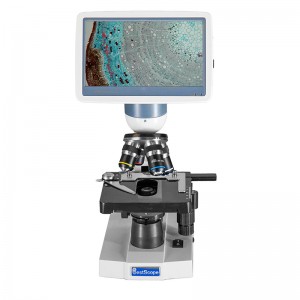 Microscópio biológico digital BLM-210 LCD