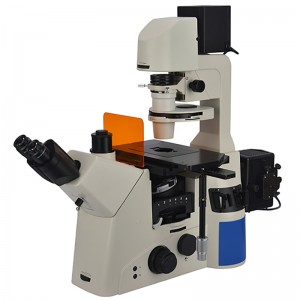 Microscope trinoculaire fluorescent inversé de recherche LED BS-2095F(LED)