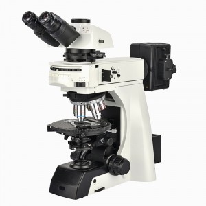 Trinokulárny výskumný polarizačný mikroskop BS-5095RF