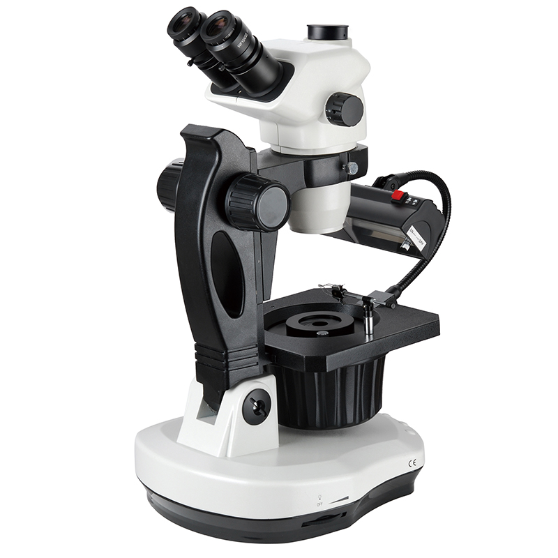 Trinokulárny gemologický mikroskop BS-8045T