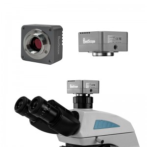 Caméra de microscope CMOS USB2.0 à monture C BUC1D-510AC (capteur AR0521, 5,1 MP)