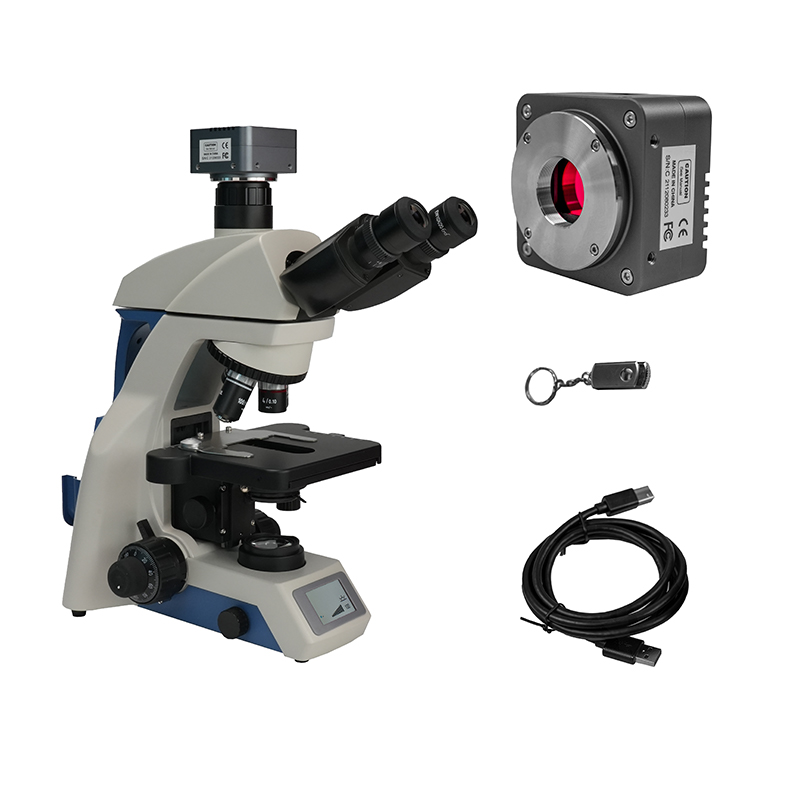 Caméra de microscope numérique CMOS USB3.0 BUC5E-1230M (capteur Sony IMX304, 12,3 MP)