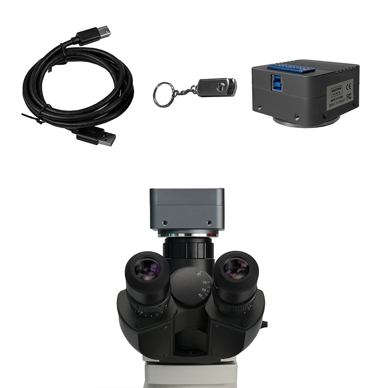 BUC5E-310M USB3.0 CMOS digitalt mikroskopkamera (Sony IMX265-sensor, 3,1 MP)