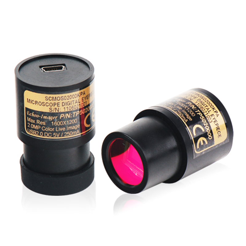 Caméra de microscope à oculaire CMOS USB2.0 MDE2-92BC (capteur OV9732, 0,92 MP)