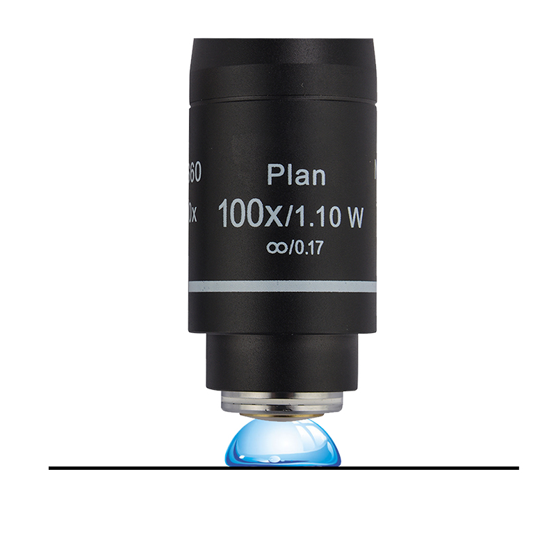 هدف آبی NIS60-Plan100X (200mm) برای میکروسکوپ نیکون